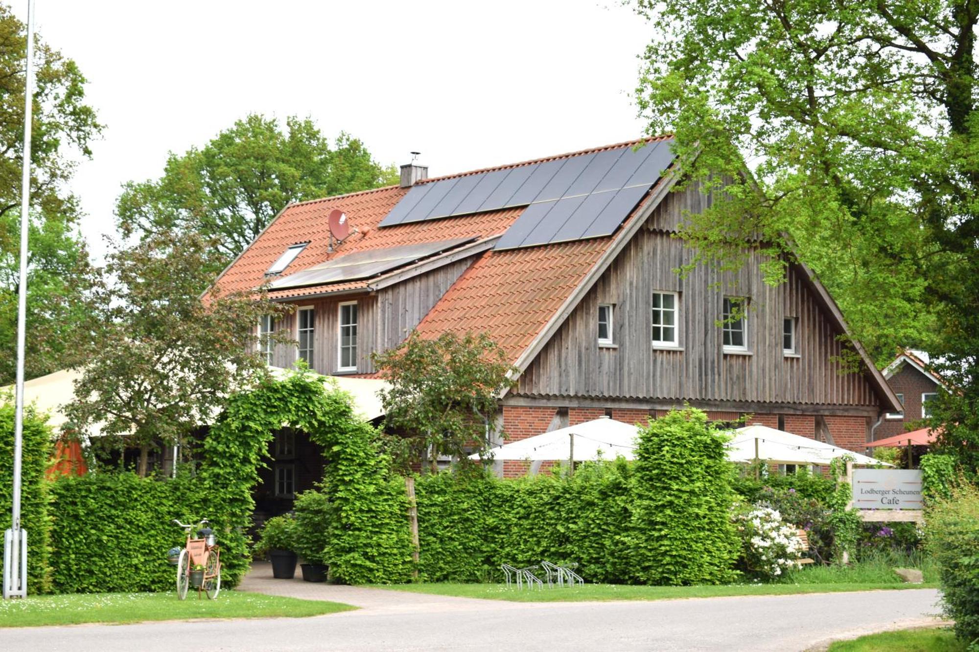 Dz/Ez Lodberger Scheunencafe Hotel Loningen Exterior photo